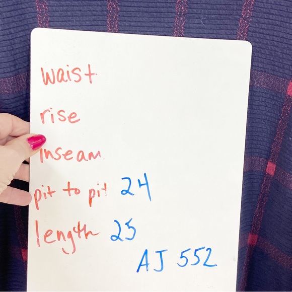 Porridge Sweatshirt Blue Red Plaid Checkered Womens Medium Crew Neck - Picture 5 of 6